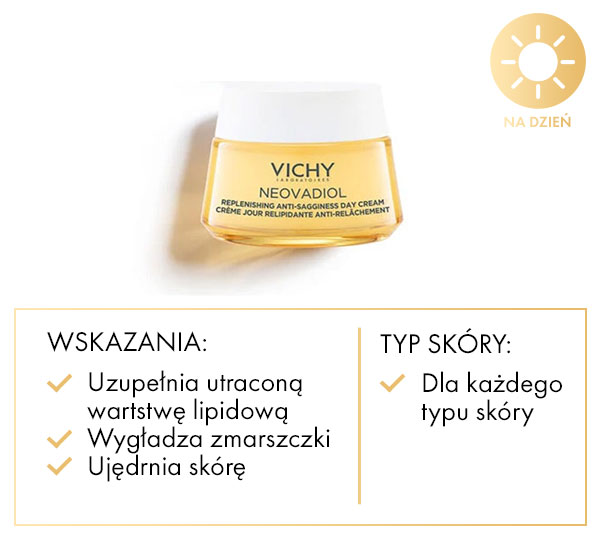 Vichy Neovadiol Postmenopauza odżywczy krem na dzień przeciw wiotczeniu skóry