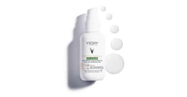 Vichy Fluid z kwasem salicylowym przeciw niedoskonałościom Capital Soleil UV-Clear